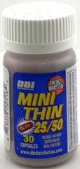 (6) 30ct BOTTLES MINI THIN 25/50 EF ENERGY BOOSTER (30 x6 Bottles) = 180 PILLS