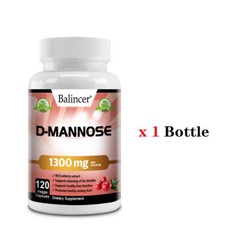 D-Mannose with Cranberry Extract -Long Term Bladder & Urinary Wellness Capsules
