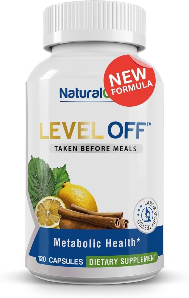 Natural Cure Labs Level Off – Spike Curb Supplement 120 Capsules 60 Servings …