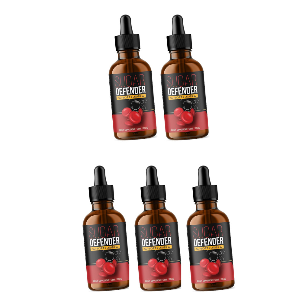 SUGAR DEFENDER Supplement 100% Natural Ingredients Drops For (5 Tinctures)