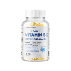 Vitamin B12 (Methylcobalamin) 2000mcg, 360 Softgels NON-GMO USA