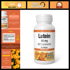 Lutein 40 mg Softgels – Antioxidant Support for Healthy Eyes & Skin, 60 Count