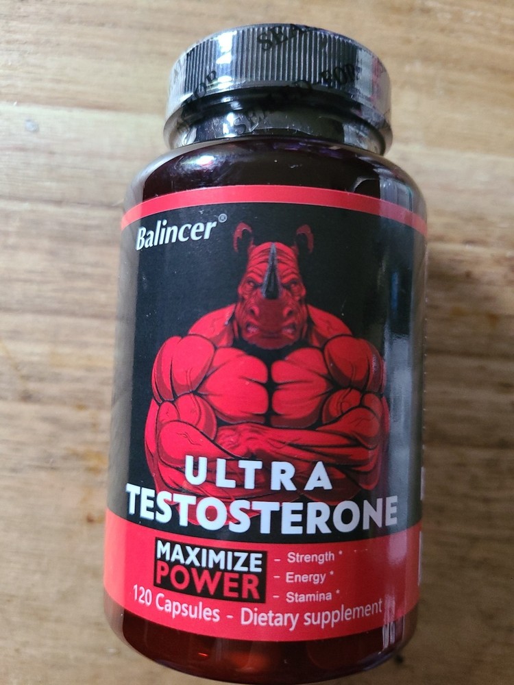 Balincer Ultra Testosterone 120 Capsules Exp Nov 2026