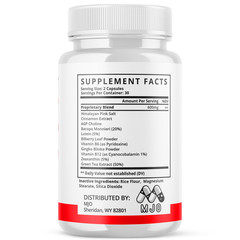 (1 Pack) Glykonex Pro Advanced Support Blood Supplement GlykonexPro 60 Capsules