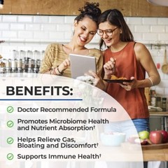 BioSchwartz Probiotic 65 Billion CFU Reduce Bloating & Support Digestion, 30 ct