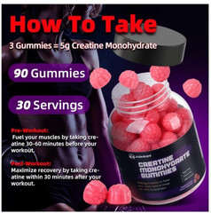 iridesicent creative monohydrate gummies 90ct