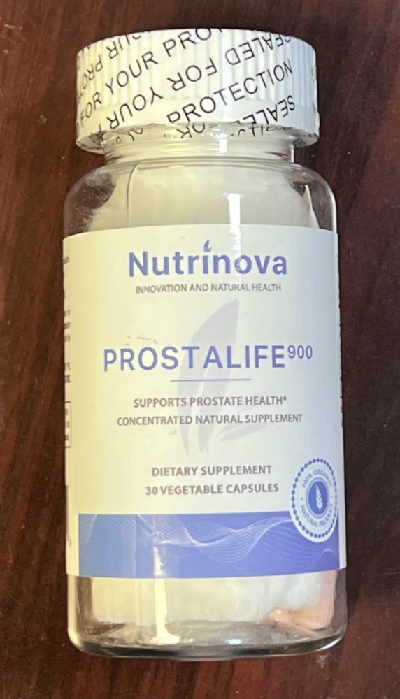 Nutrinova Prostalife 900 Prostate Support Supplement 30 Capsules New Exp 11/2027