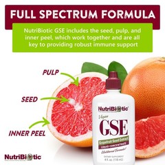 Grapefruit Seed Extract Liquid 4 Oz | Premium Bioflavonoids, Vegan, Gluten-Free,