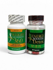 Weight Loss Emergency 360 Detox Fit 30 Capsules & Energy Booster detox 30 Caps