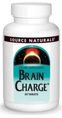 Source Naturals Brain Charge 30 Tablets -Advanced Cognitive Support