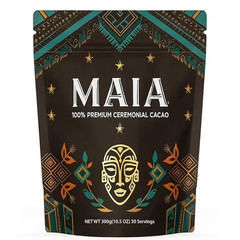 MAIA Ceremonial High Flavanol Super Cacao with NATTOKINASE 7 oz 30 Servings