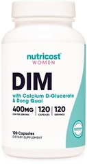 Nutricost Diindolylmethane DIM Supplement for Women 400mg, 120 Capsules