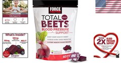 Total Beets Blood Pressure Support Chews – Delicious Acai Berry Flavor, 60 Count