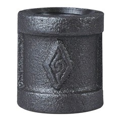 ProSource 21-1/2B Pipe Coupling, 1/2 in, FIP, Steel, SCH 40 Schedule, 300 psi Pr