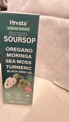 Soursop Multivitamin Liquid Drops, Bitters 2 Fl Oz (Pack of 1) only one