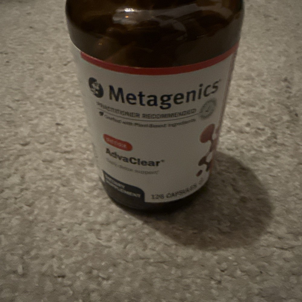 Metagenics AdvaClear Detox Supplement 126 Capsules B12 Pantothenic Zinc