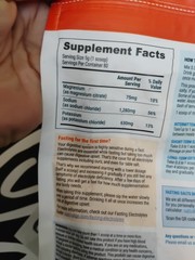 Fasting Salts Nutri Align Electrolytes Powder 400g Sodium/Potassium/Mag New