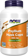 NOW Foods Supplements, Psyllium Husk Caps 500 Mg, Non-Gmo Project Verified, Natu