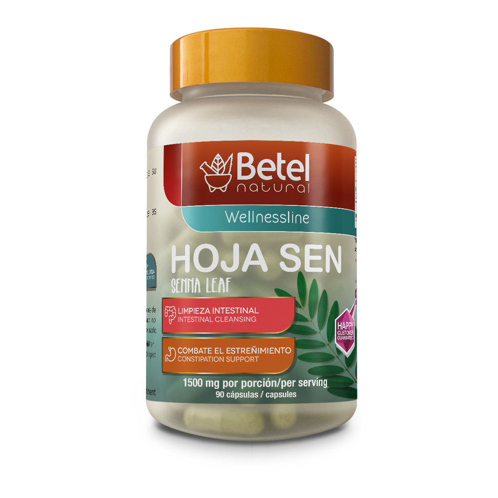 Premium Hoja Sen / Senna Leaf Capsules – 1500 mg Per Serving – 90 Caps