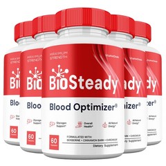Bio Steady Capsules, Max Strength Formula, BioSteady Supplement (5 pack)