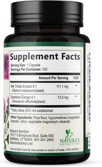 Milk Thistle Supplement – Max Strength 1000mg for Liver Cleanse Detox & Repair