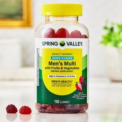 Zero Sugar Multivitamin Gummies for Men, 150 Count, Adult Daily Vitamin