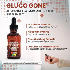 2 Clean Bottles Nutra Berberine with Ceylon Cinnamon Supplement Liquid Drops