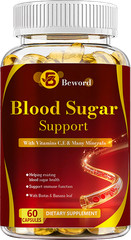 Blood Balance Capsules – Blood Sugar Support & Blood Pressure Supplement