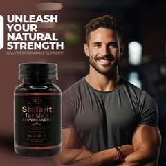 CLC Bio-Performance Shilajit for Men & Ashwagandha 60 Count (Pack of 1)