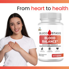 GLUCO STASIS- Blood Support- 2 Bottles- 120 Capsules