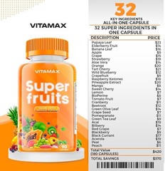 Super Fruit & Vegetable Supplements – Organic Whole Superfood – 90 Ct. (2 Pack)