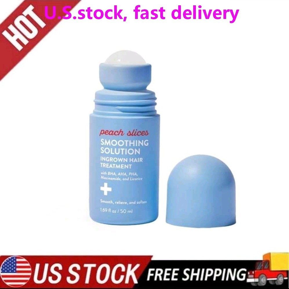Peach Slices Smoothing Solution Ingrown Hair Treatment (1.69 oz) Smooth Relieve