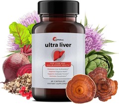 2 Pack UpWellness Ultra Liver Supplement For Liver Health And Gallbladder Suppor