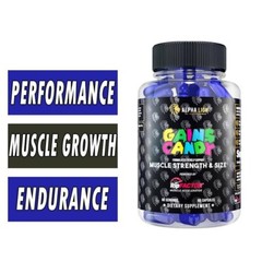 Alpha Lion Gains Candy RIPFACTOR for Muscle Strength & Size 60 Capsules New