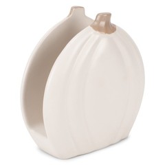 Nat & Jules Pumpkin Shaped Standard Size Ceramic Napkin Holder: Perfect for Y…