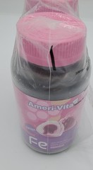 Ameri-Vita High Iron Red Grape Juice Gummies 60 Gummies X 2 Bottles(120 Gummies)