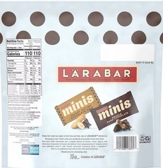 Larabar Mini Bars, Peanut Butter Chocolate Chip & Double Dark Chocolate 36ct