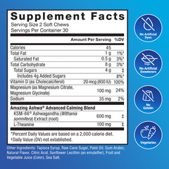Force Factor Amazing Ashwa Complete Calm Support Soft Chews w/ Magnesium