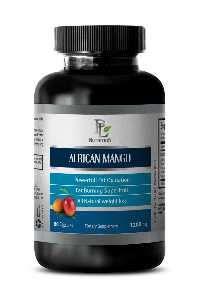 Increase Fat Oxidation – AFRICAN MANGO EXTRACT 1200mg – 1 Bottle 60 Capsules