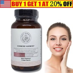 New Happy Mammoth Hormone Harmony botanical Hormonal Support for Women 72 Capsul