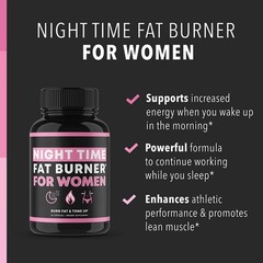 1-3 package 60 Capsules Weight Loss Night Time Fat Burner Supplement For Wome…