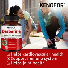 Berberine Capsules Support Immune Function Health Antioxidants 30-120 Pills