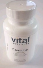 Vital Nutrients Carnitine 60 Softgels Exp:12/2025 FREE SHIPPING