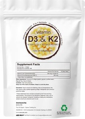 Vitamin D3 K2 Softgel 300 Capsules Extra Strength D3 K2 Supplements USA