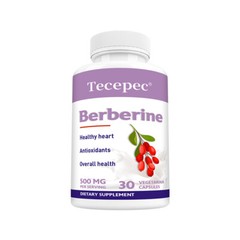 Berberine 500 MG PER SERVING capsules Healthy heart Antioxidants and lmmune