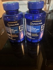 2Puritan’s Pride Advanced Glucosamine Chondroitin with Vitamin D3- Exp. 10/2027