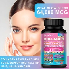 Collagen 14-IN-1 Complex Supplement – Hair & Nails Growth,Support Skin Health