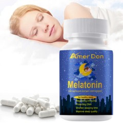 Melatonins 3mg Time-Released Sleep Support Stress Relief 30/60/120 Capsule