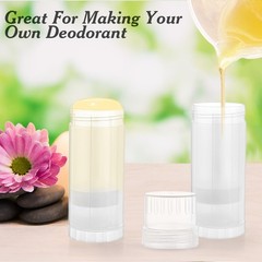 12 Pcs 60ml/2oz Empty Deodorant 128*41mm/5.04*1.61inch, Translucent