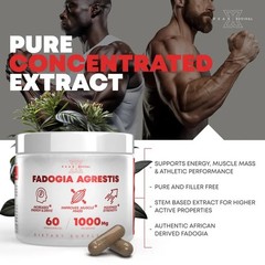 Peak Revival-X Fadogia Agrestis 1000mg Testosterone Booster for Men Muscle